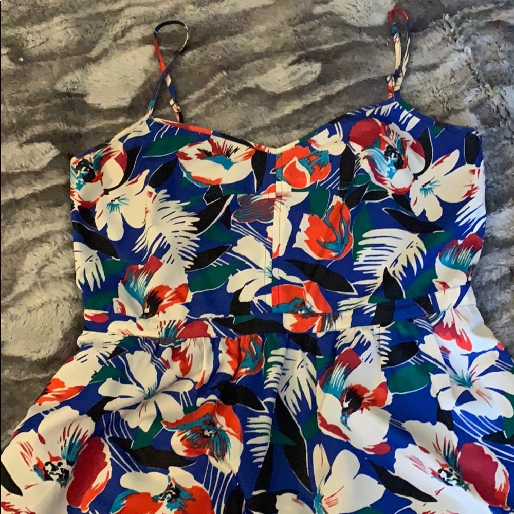 Jcrew spring tropical floral print sundress